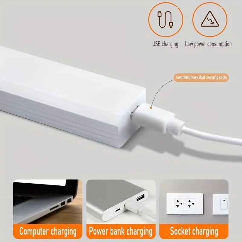Luz LED Inteligente con Sensor de Movimiento - Recargable USB NovaGlow"